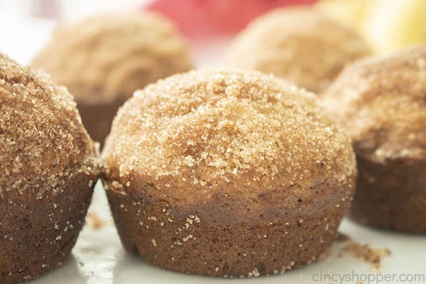 Baked banana muffins