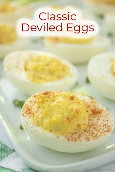 Classic Deviled Eggs - CincyShopper