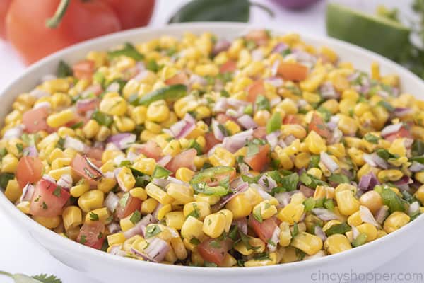 Chipotle Corn Salsa in a bowl