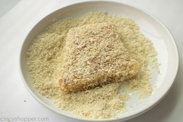 Fish in seasoned Panko crumbs