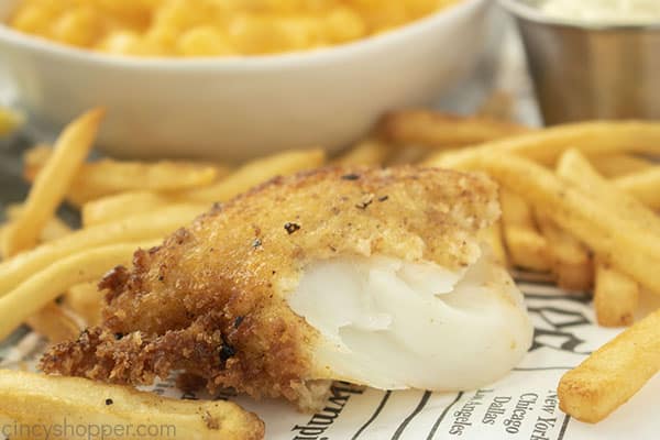 Showing inside of best fried fish