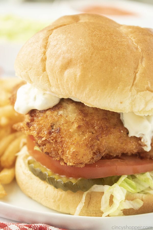 Crispy Fried Fish Sandwich