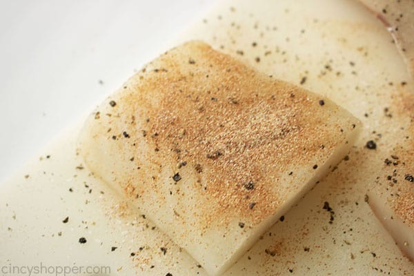 Seasoned cod fish