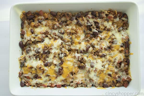 Baked chili casserole