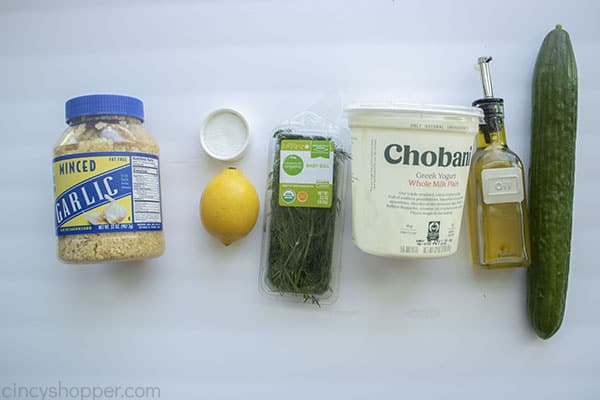 Tzatziki Sauce Ingredients