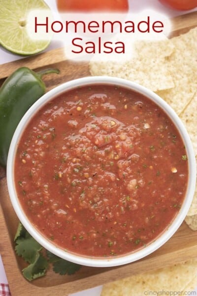 Homemade Salsa - CincyShopper