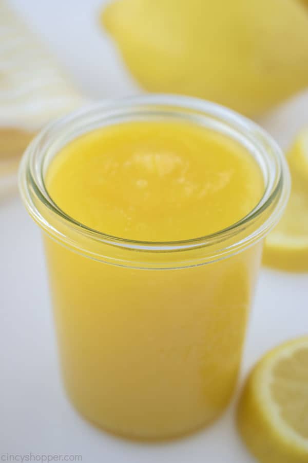 Lemon Curd in a jar