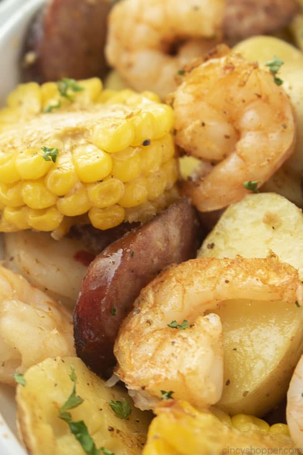 Cajun Boil foil packets