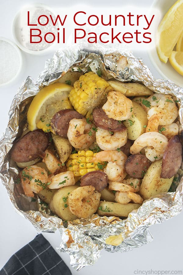 Text on image Low Country Boil Packets
