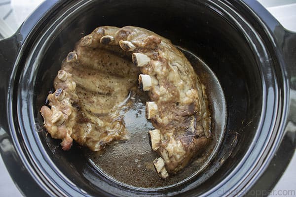 Ribs in Crock-Pot