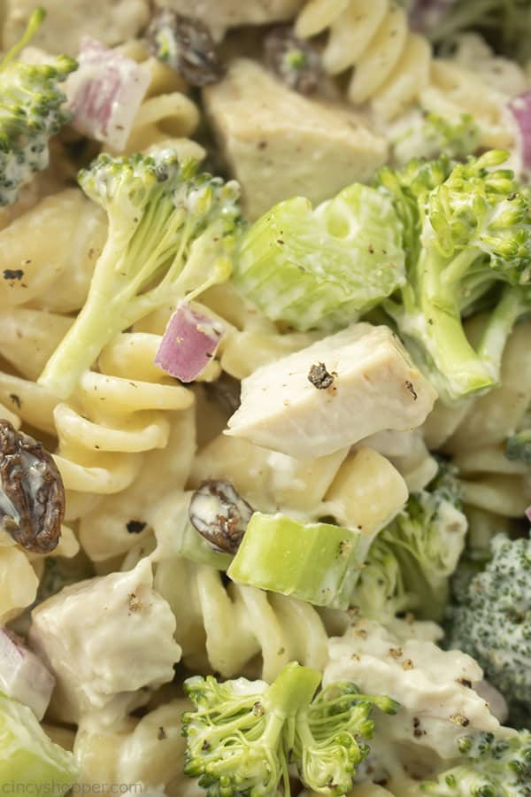 Chicken Pasta Salad with Broccoli
