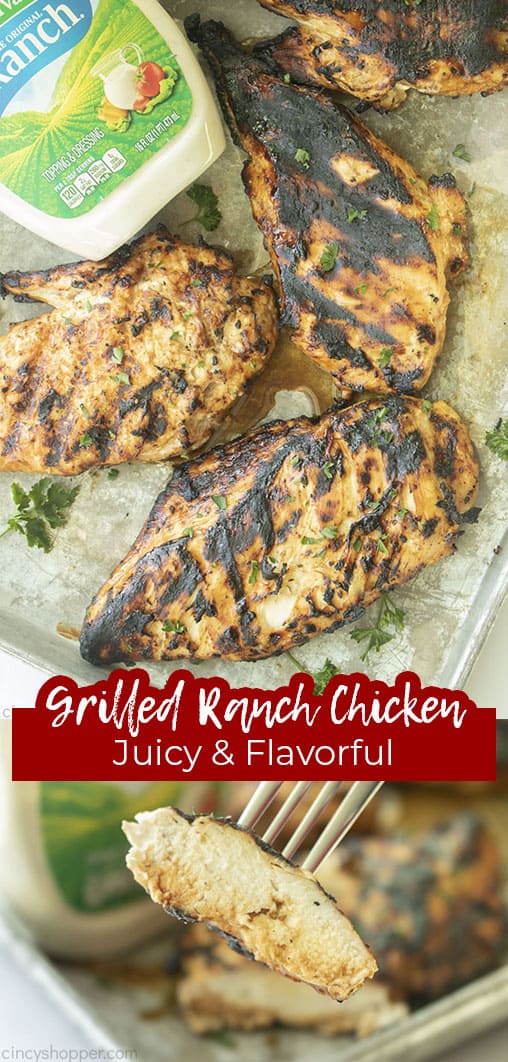 Long pin Grilled Ranch Chicken Juicy & Flavorful