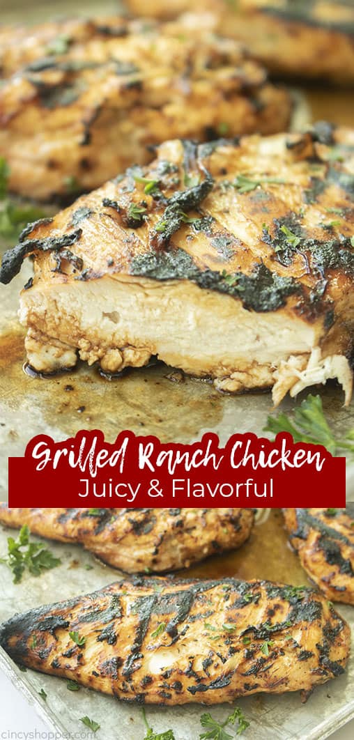 Long pin Grilled Ranch Chicken Juicy & Flavorful