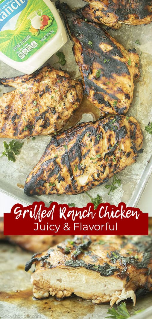 Long pin Grilled Ranch Chicken Juicy & Flavorful