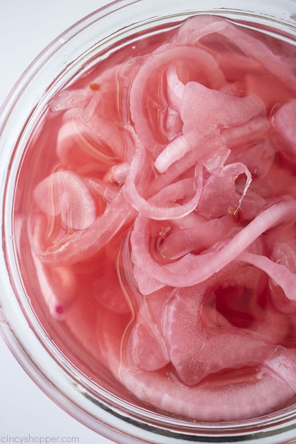 pickled red onions