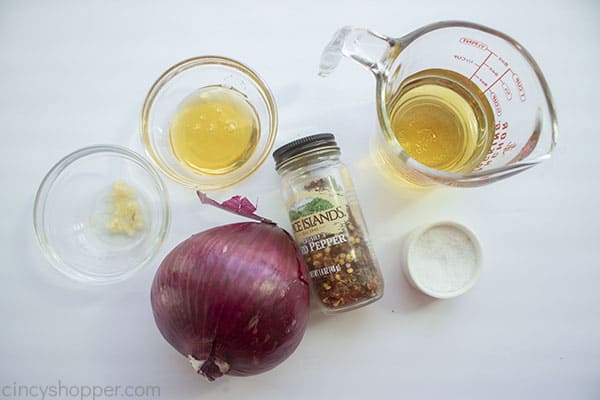 Ingredients for Pickled Onions