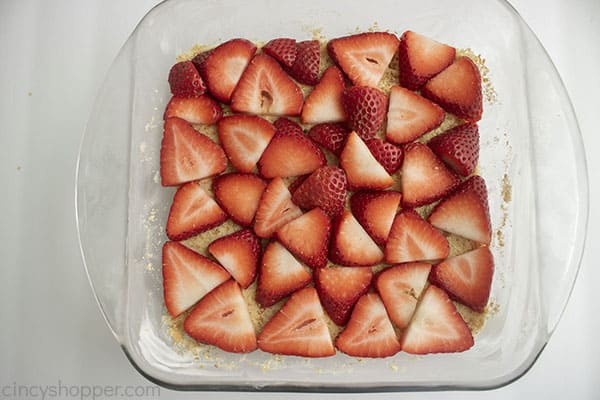 Strawberries added to Nilla Cooie Crust