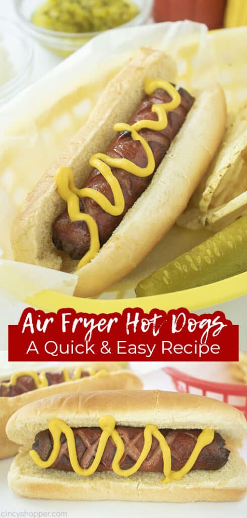 Air Fryer Hot Dogs - CincyShopper