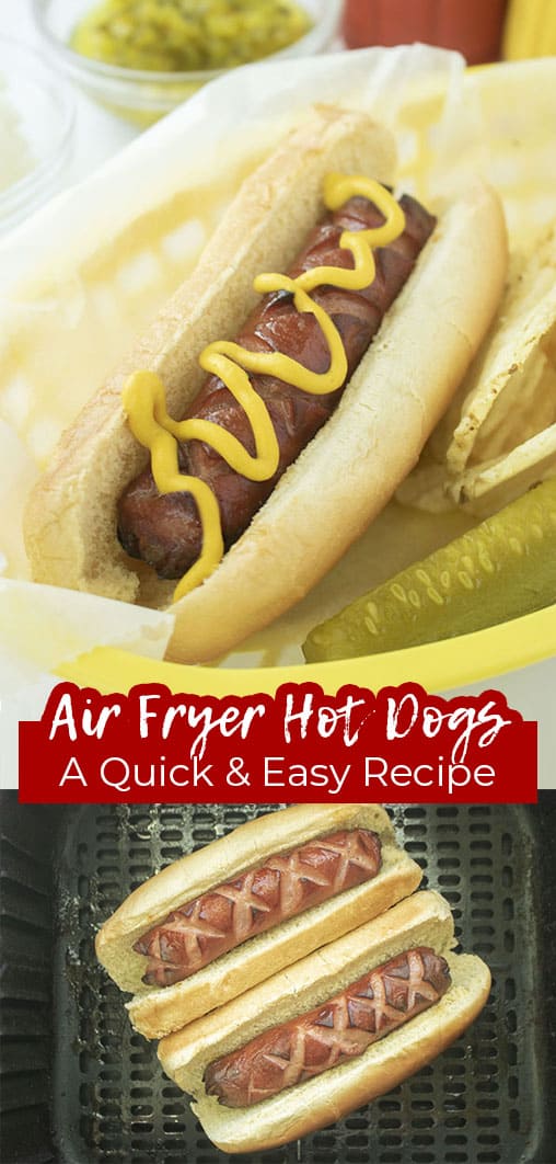 Long pin Air Fryer Hot Dogs A Quick & Easy Recipe