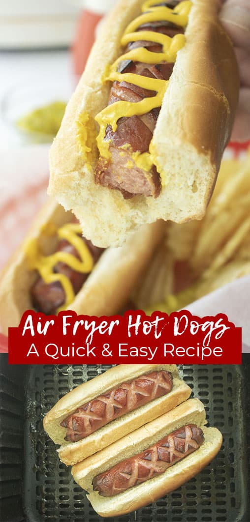 Long pin Air Fryer Hot Dogs A Quick & Easy Recipe