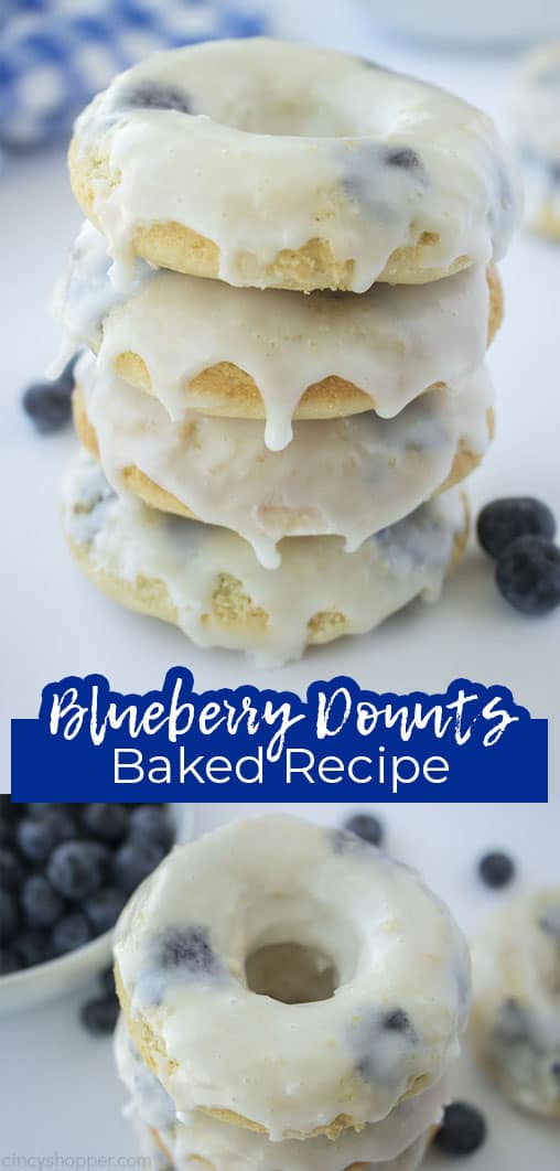 Long pin Blueberry Donuts Baked Recipe