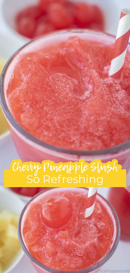 Long pin Cherry Pineapple Slush So refreshing