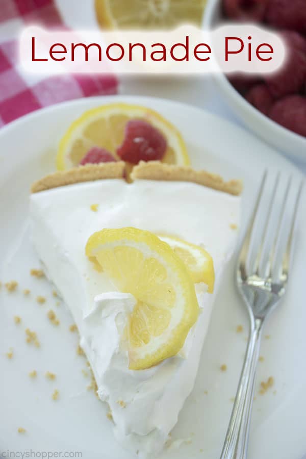 Text on image Lemonade Pie