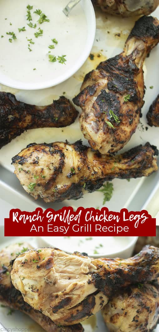 Long pin Ranch Grilled Chicken Legs An Easy Grill Recipe