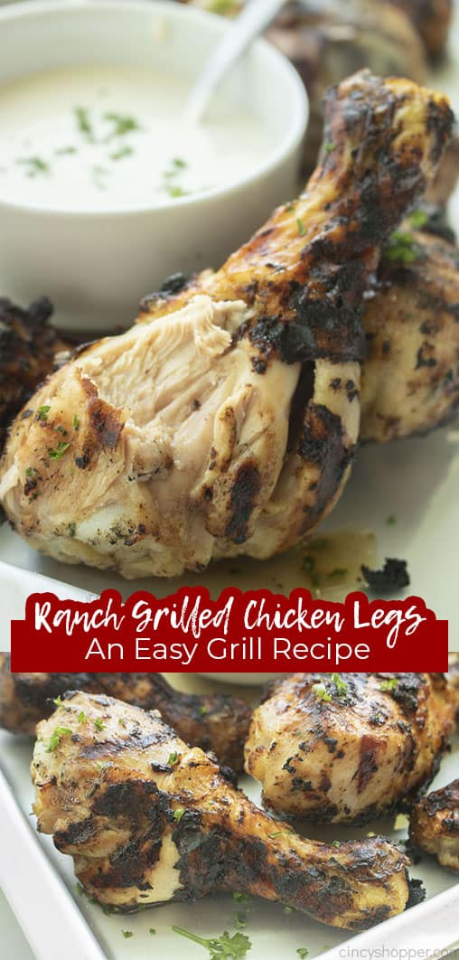 Long pin Ranch Grilled Chicken Legs An Easy Grill Recipe