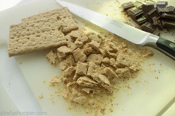 Chopped graham crackers