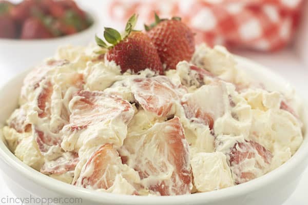 Strawberry Salad in a bowl