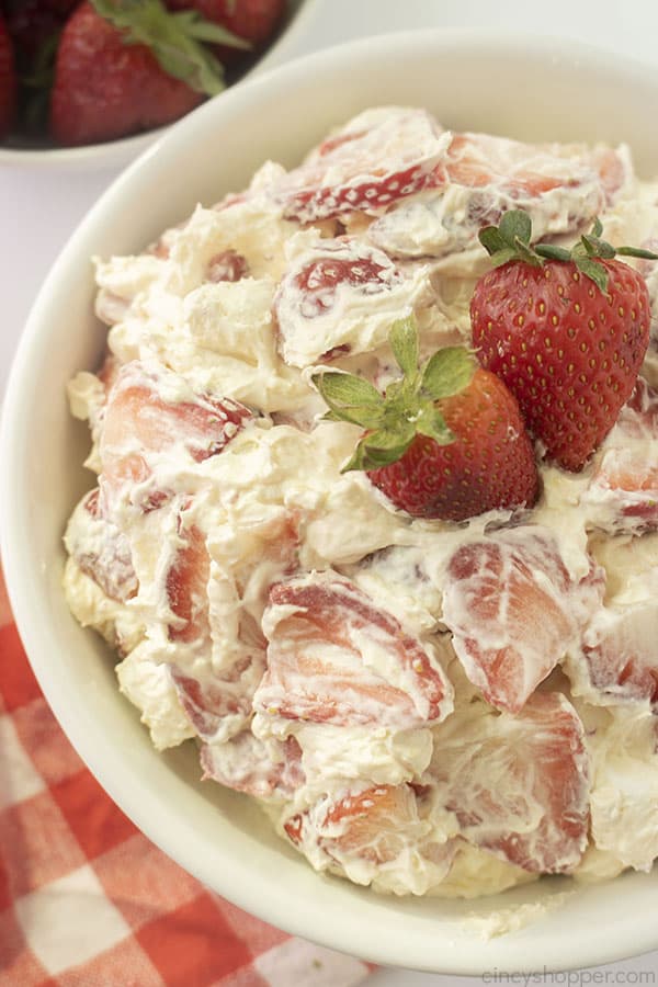 Strawberry Salad in a bowl