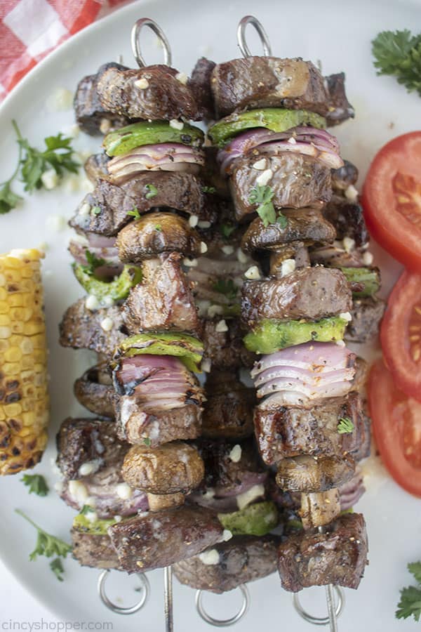 Grilled Garlic Steak Kabobs Steak Kebabs