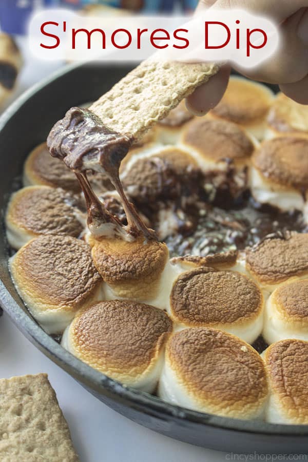 Text on image S'mores Dip