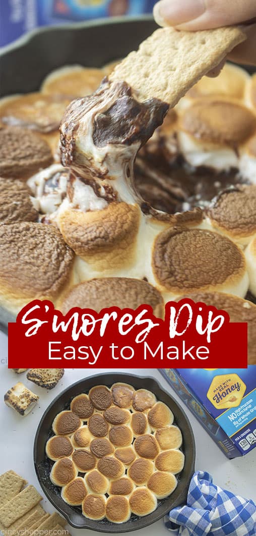 Long pin S'mores Dip Easy to Make