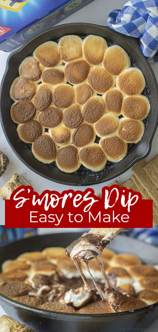 Long pin S'mores Dip Easy to Make