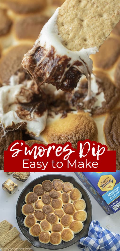 Long pin S'mores Dip Easy to Make