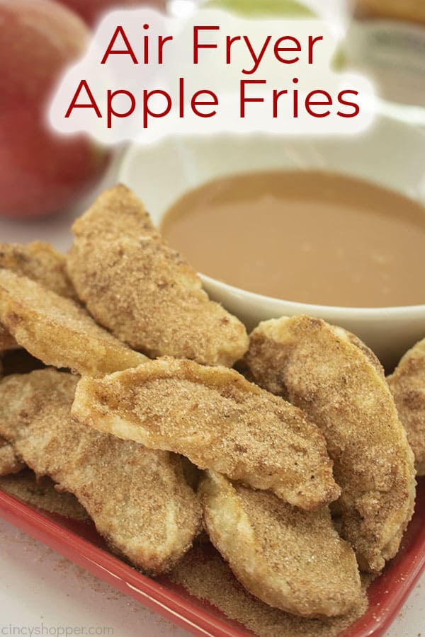 Text on image Air Fryer Apple Fries
