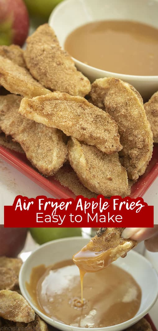 Long pin Air Fryer Apple Fries Easy to Make