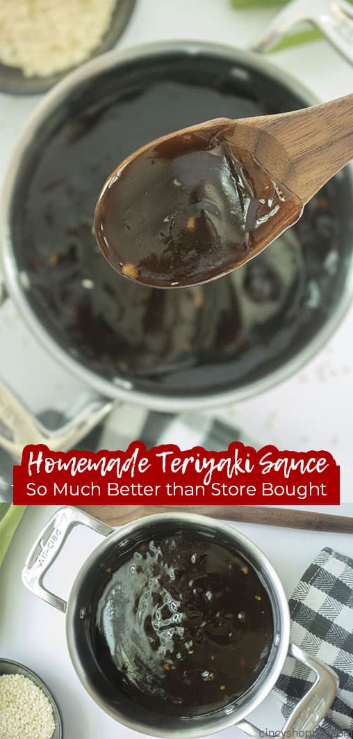 Long pin Homemade Teriyaki Sauce So Much Better than Store Bought