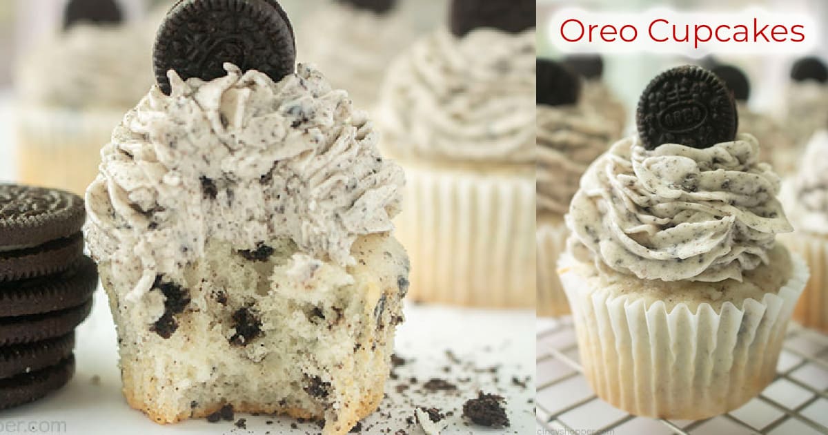 OREO Bat Cupcakes for Halloween - Your Cup of Cake