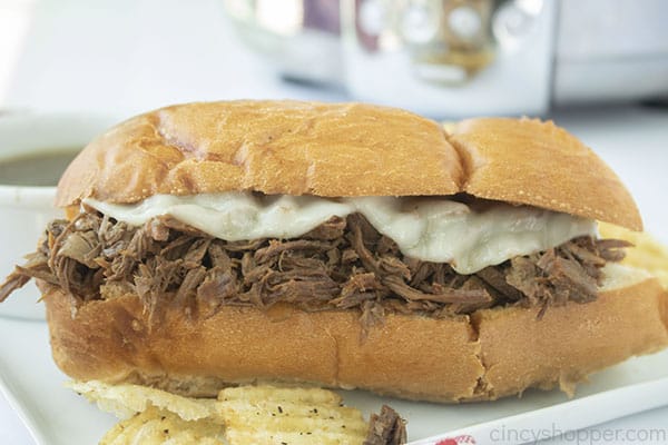 French Dip Sandwich made in Slow Cooker