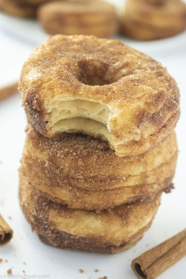 Stack of Air Fryer Donuts