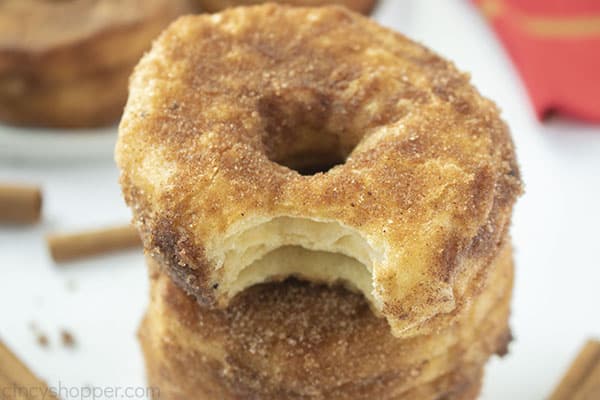 Cinnamon sugar biscuit donut