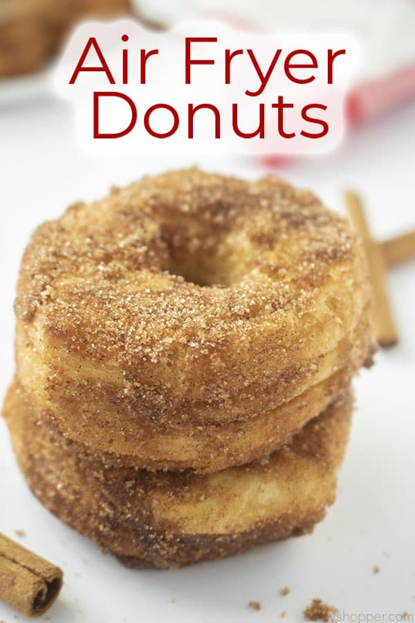 Text on image Air Fryer Donuts