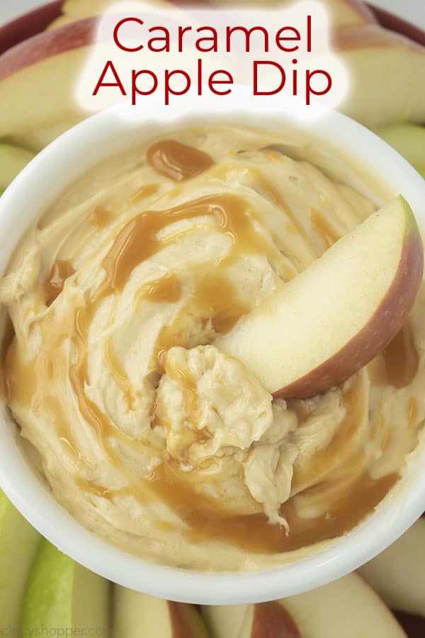 Text on image Caramel Apple Dip