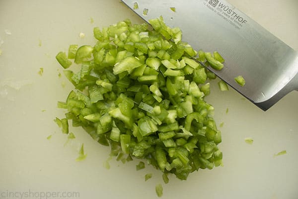 green pepper diced