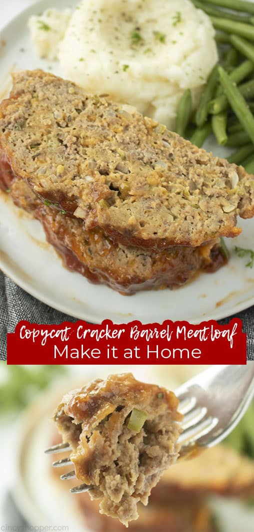 Long pin Copycat Cracker Barrel Meatloaf Make it at home