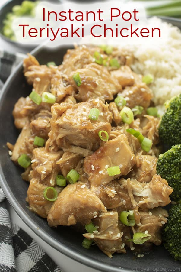 Instant pot teriyaki online chicken breast and rice