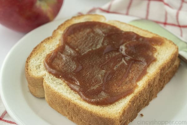 Apple Butter on toast